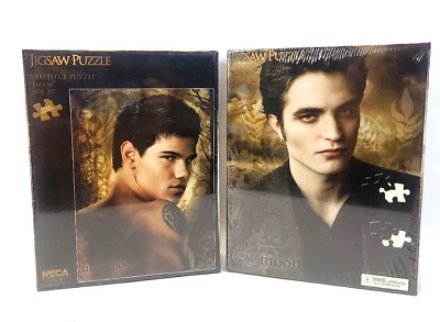 Twilight New Moon Jigsaw Puzzles Jacob & Edward 1000 Piece Each 20”x 27 NEW - Image 1 of 4