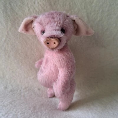 Nouveau: Kit De Bricolage (Kit) *Cochon Rose*, 12 Cm, De *gelibären* - Photo 1/4