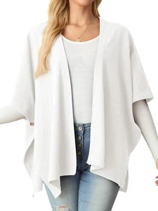 Women's Shawls and Cardigan Open Front Poncho Cape Autumn and winter all-matc... - Picture 1 of 6