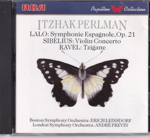 ITZHAK PERLMAN - Lalo Sibelius Ravel - RCA CD 1987 - Bild 1 von 2