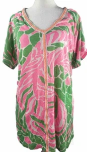 LILLY PULITZER KLEID GR XS COVERUP STRAND SOMMER POOL 100% BAUMWOLLE A58 - Bild 1 von 4