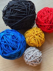 5 Meters Premium 2mm Round ELASTIC Stretch String CORD Craft Sewing DIY AU STOCK - Picture 1 of 11