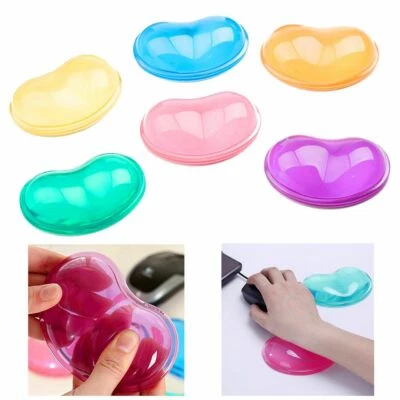 Silicone Gel Wrist Rest Cushion Soft Ergonomic Mouse Pad Desktop Wrist Support - Image 1 of 4