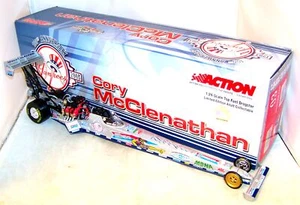 1:24 ACTION 2003 NY NEW YORK YANKEES TOP FUEL DRAGSTER CORY MCCLENATHAN 1/2538 - Picture 1 of 5