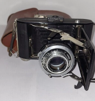 APPAREIL PHOTO KINAX JUNIOR - MAJOR & SENIOR 6 x 9 cm + Étui En Cuir - Photo 1/4