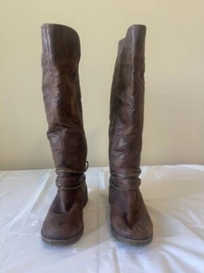 SO Women's Garland Knee-High Boots cognac Brown Long Boots Size 6 - Picture 1 of 15