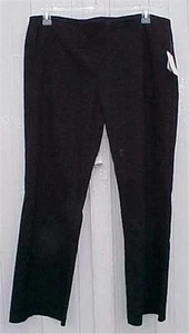 Ladies Size 16P Black Pants Stretch Sojo 16 Petite Nice Quality NWT - Picture 1 of 4