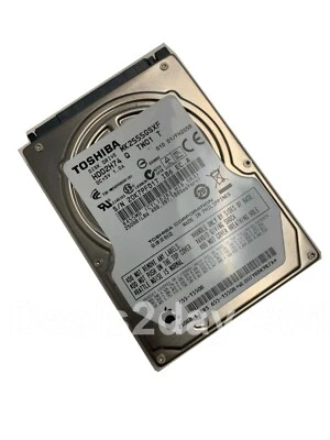 TOSHIBA 250GB Laptop Hard Drive MK2555GSXF 5400RPM 2.5” - Image 1 of 4