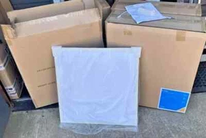 5 x LED PANEL LEUCHTE 600x600 WARMWEISS nicht dimmbar Büro Deckengitter - Bild 1 von 4
