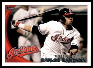 Actualización Topps 2010 #US-307 Carlos Santana novato - Imagen 1 de 2