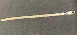 Sterling Silver Woven Women's Bracelet - Picture 1 of 13