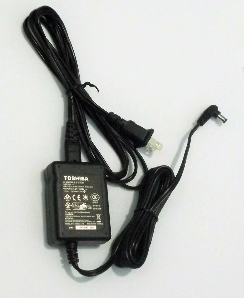 Cable de alimentación adaptador de CA largo Toshiba Strata IP LADP2000 LADP2000-3A Foto 1 de 1