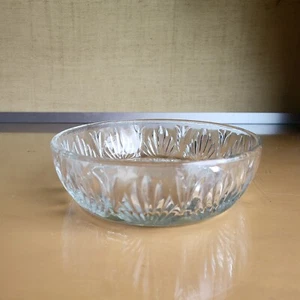 Vintage Avon Clear Cut Glass Candy Or Vanity Dish 6” Diameter - Picture 1 of 5