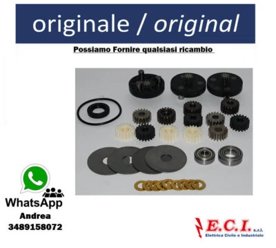 DETTAGLI IN TITOLO E DESCRIZIONE RICAMBIO ORIGINALE BFT I098004 KIT RIDUZIONE E5N