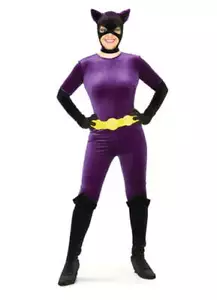 Catwoman Gotham Girls Adult Halloween Costume - Picture 1 of 1