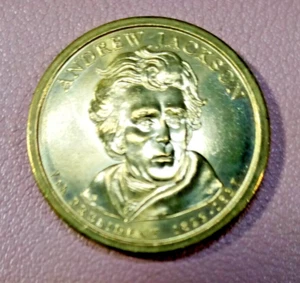 Andrew Jackson USA One Dollar Münze 2008 vz - Bild 1 von 2