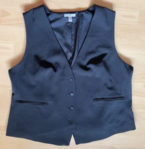 *H&M*Damen-Weste Anzug Weste Business Gr.50 Schwarz z.B.Gastronomie-TOP-🔰Maße🔰 - Bild 1 von 8