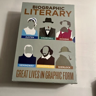 Biographic Literary: Great Lives In Graphic Form. 6 Book Box Set Foto 1 de 3