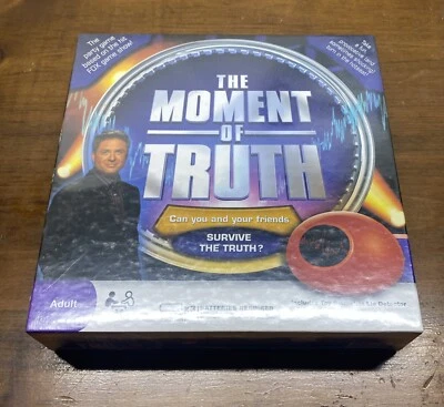 "The Moment of Truth" Adult Party Game w/Toy Electronic Biometric Lie Detector - Image 1 of 4