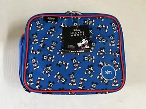 Disney Mickey Mouse Brotdose Set Neu Schlicht Modern Kinder Eisbeutel 2 Brotzeitbeutel - Bild 1 von 8