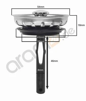 Siebkörbchen Handbetätigung 1,5 Zoll Drehexcenter Siebkorb 54mm Ventil  - Bild 1 von 4