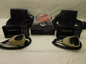 Dual Head Motorola XTL5000 UHF 450-512mhz P25 Digital Mobile Radio AES/DES 9600b - Picture 1 of 4