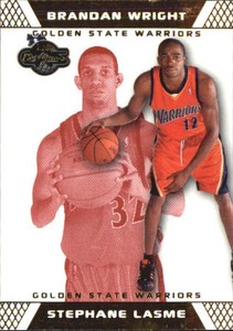 2007-08 Topps Co-Signers Gold Red Card #80 Stephane Lasme/Brandan Wright