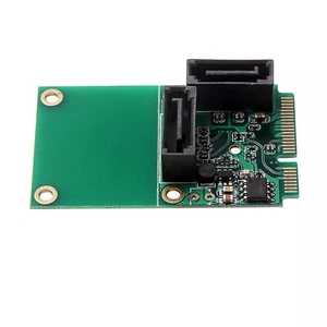 SATA 6G 2-Port Mini PCI Express Controller Card PCI-E To SATA3.0 - Picture 1 of 8