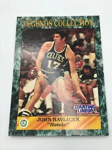 Tarjeta Kenner 1989 alineación inicial leyendas John Havlicek Hof - Imagen 1 de 7