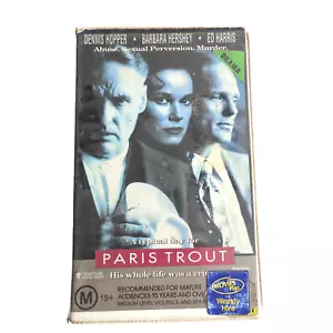 Paris Trout VHS Dennis Hopper Roadshow Video Big Box Ex-Rental Clamshell 1991 - Picture 1 of 9