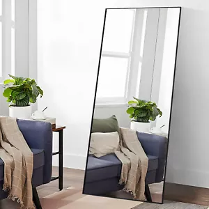 VEVOR Full Length Floor Mirror 1800 x 785 mm Free Standing Wall Mounted Tempered - Picture 1 of 12