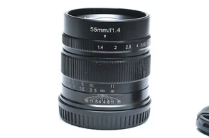 Artisan 55mm F1.4 APS-C Large Aperture MF Lens for Canon EF-M - Picture 1 of 3