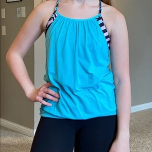 Purple & Blue Ivivva Tank Top Size 6 - Picture 1 of 8