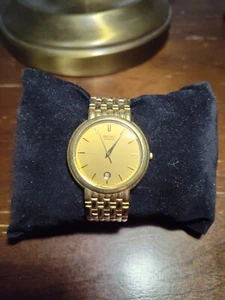 Vintage Seiko Slim Quartz 7N22-6A00 Datum goldfarbene Herren Armbanduhr Uhr 755 " - Bild 1 von 15