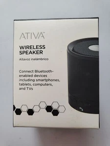 Altavoz Bluetooth Inalámbrico Cubierto de Tela Ativa, Negro, XJ0806 - Imagen 1 de 2
