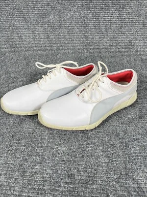 Puma Ignite Spikeless Golf Shoes White/Glacier Gray/Rose Red Women’s Size 7.5 - Image 1 of 4
