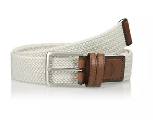 Herren Dockers geflochtener Stretchgürtel, Größe: SM (30-32), Farbe: cremefarben () - Bild 1 von 1