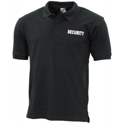 Polo Shirt Security Sicherheitsdienst Einsatzshirt Poloshirt Schwarz XL Xarge