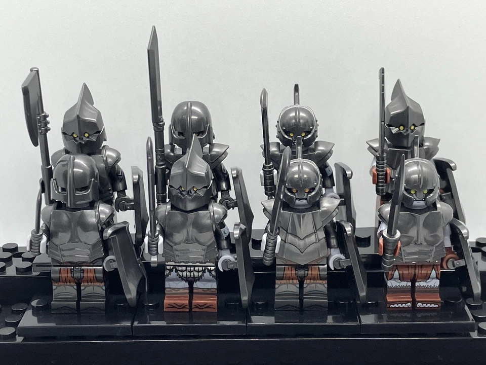 LOTR ORC Custom Mini Figure Set Of 8 - Image 1 of 4