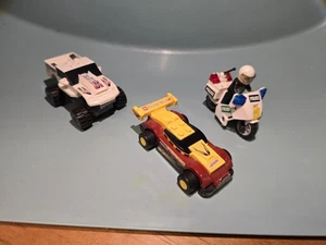 LEGO Racer Autos und POLIZEI Motorad mit Figuren - Bild 1 von 2