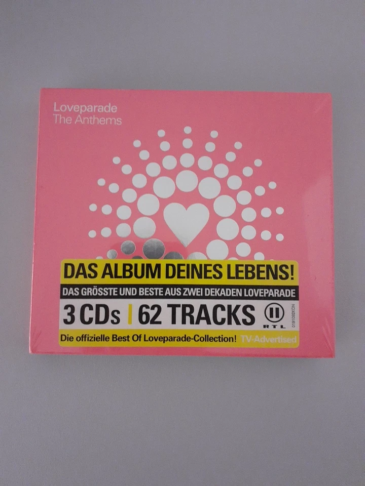 3 CD Kontor - Loveparade - The Anthems - Various Sampler - Neu und OVP - Bild 1 von 4