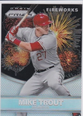 МАЙК ФОРЕЛЬ Лос-Анджелес Ангел Бейсбольная Вставка Карта РЕДКАЯ ВАРИАЦИЯ PRIZM ФЕЙЕРВЕРК - Изображение 1 из 2