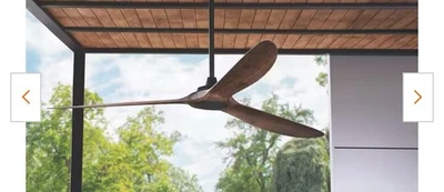 Tager 72 In Smart Indoor/Covered Outdoor Ceiling Fan  Matte Black - Image 1 of 4