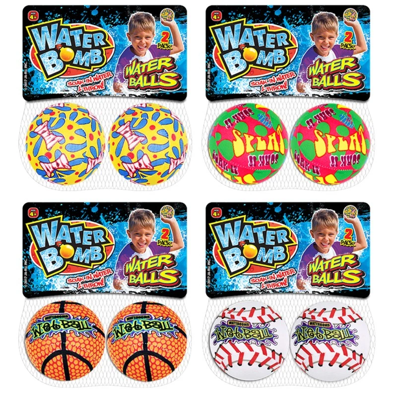 Ja-Ru 149 Bright Graphics Sponge Water Bomb Ball (Pack of 24) - Image 1 of 1