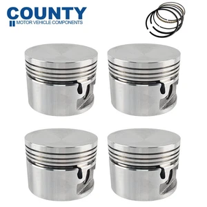 Piston & Ring Set STD FOR MGB 5 Main 1.8L B Series 1965-1970 Circlip Short Skirt - Picture 1 of 1
