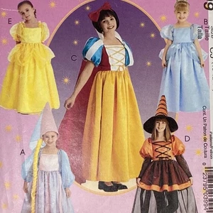 Halloween Costumes Cinderella, Snow White McCalls Sewing patterns Size 10-12+14 - Picture 1 of 4