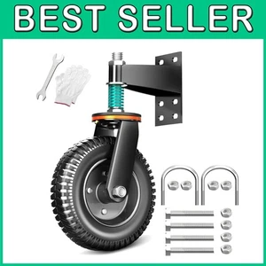 Sturdy Gate Wheel for Metal & Wooden Gates - 360 Rotation - Picture 1 of 8