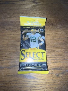 Panini 2020 NFL Select Trading Cards 15 Card Value Pack Silver Prizm Cello Fat - Picture 1 of 2