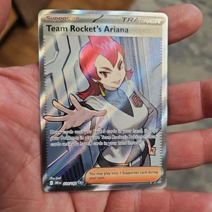 Team Rocket's Ariana 224/182 Single Raw Karte Destined Rivals Pokemon - Bild 1 von 2