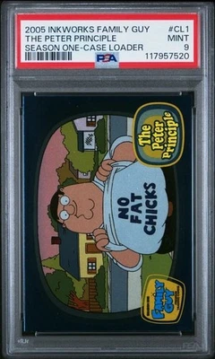 2005 Inkworks FAMILY GUY Season 1 CASE LOADER #CL1 "THE PETER PRINCIPLE" - PSA 9 - Image 1 of 2